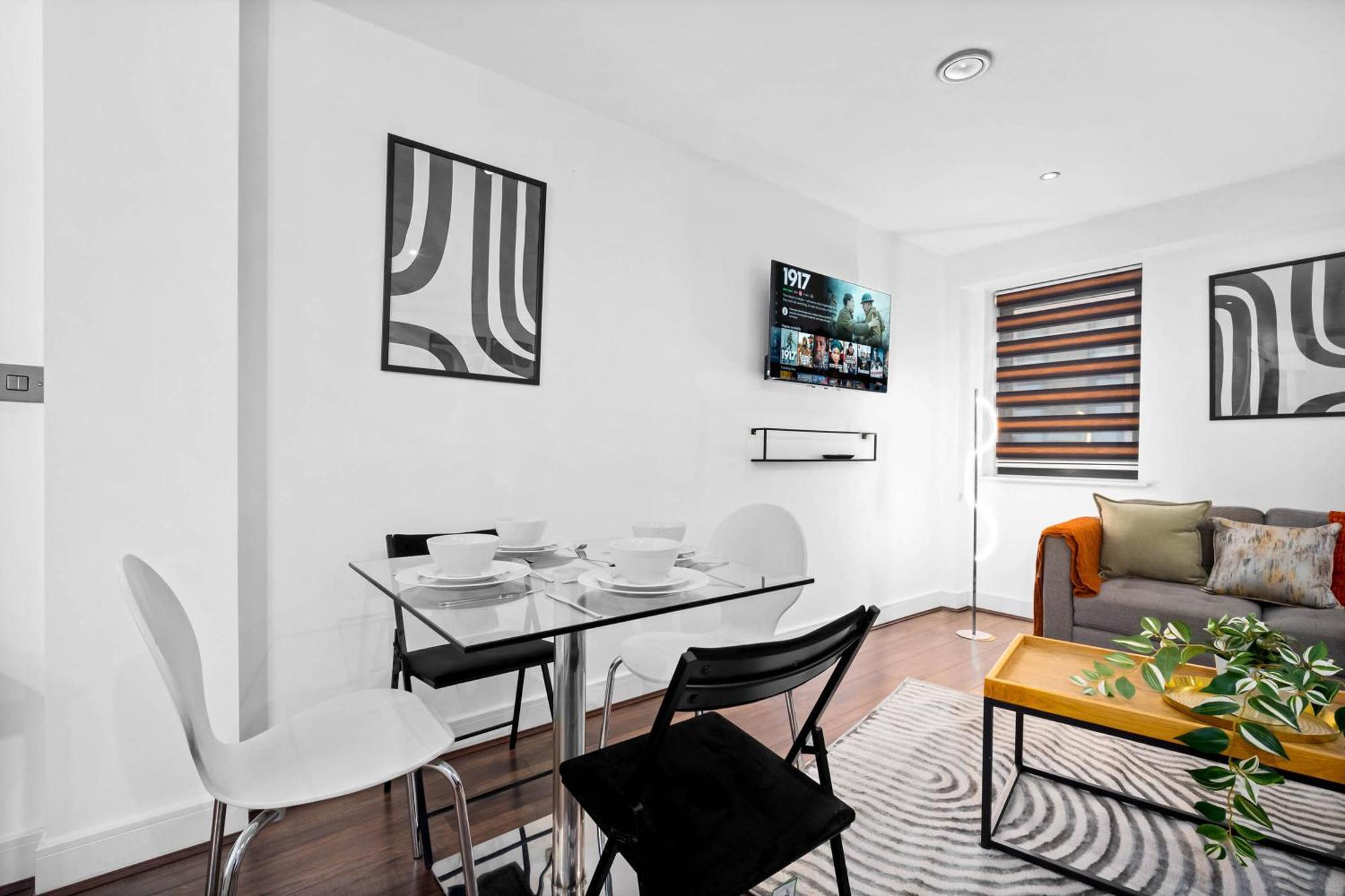 New Styled Beautifully One Bed Sleeps Up To 4 People Appartement Birmingham