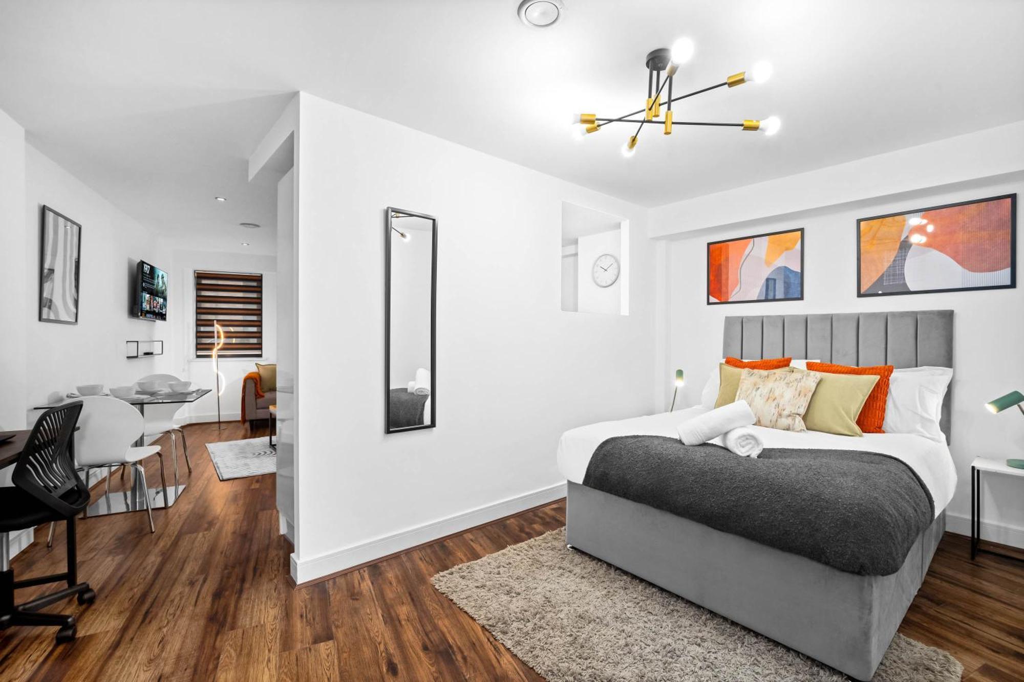 New Styled Beautifully One Bed Sleeps Up To 4 People *